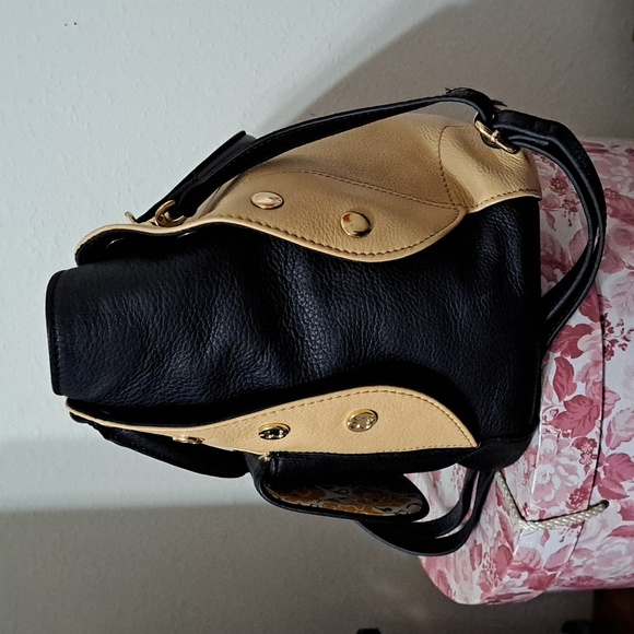 Emma Fox Studded Leather Satchel NWOT - Picture 2 of 7